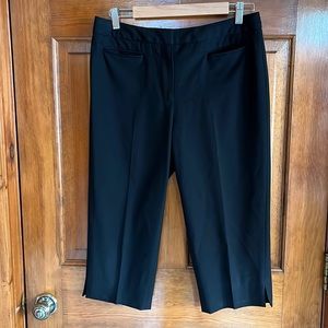 Talbots Petites Black Capris Size 10P